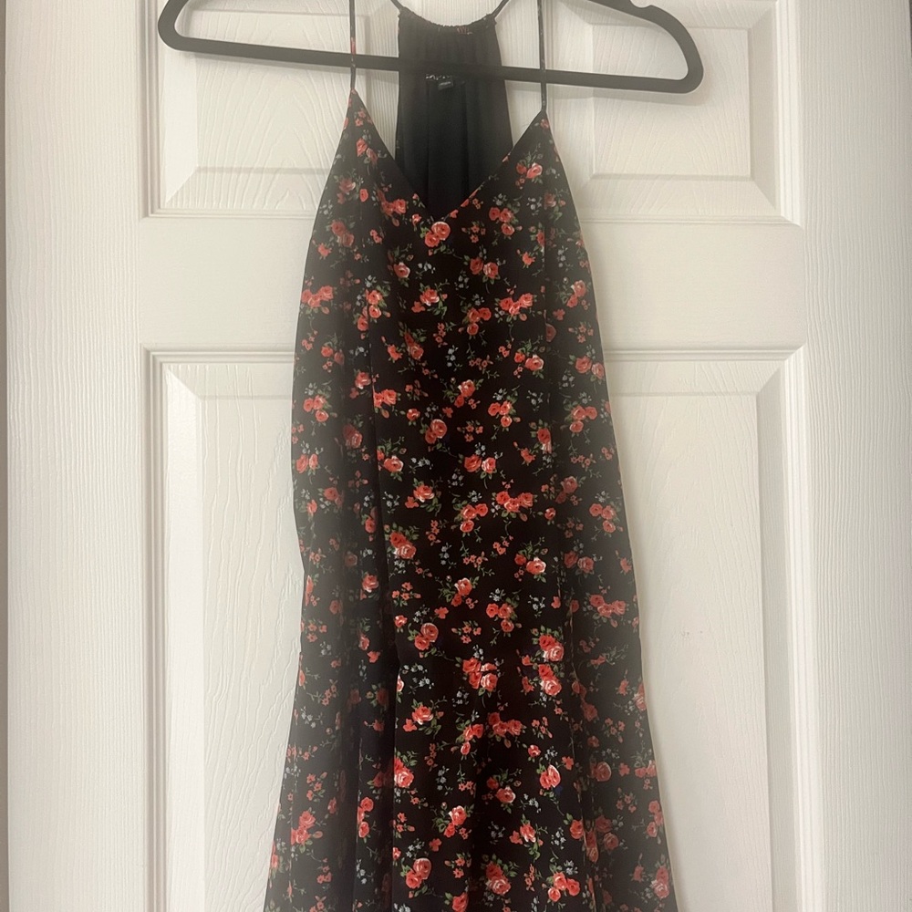 Express Floral Halter Dress